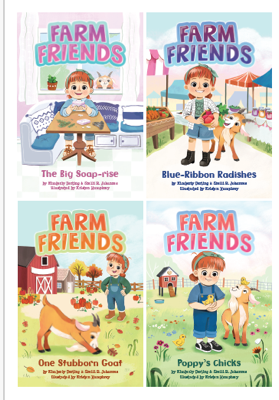 Farm Friends early chapter book series by Kimberly Derting and Shelli R. Johannes